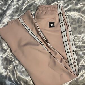 LIGHT PINK KAPPA TRACK/ SWEAT PANT